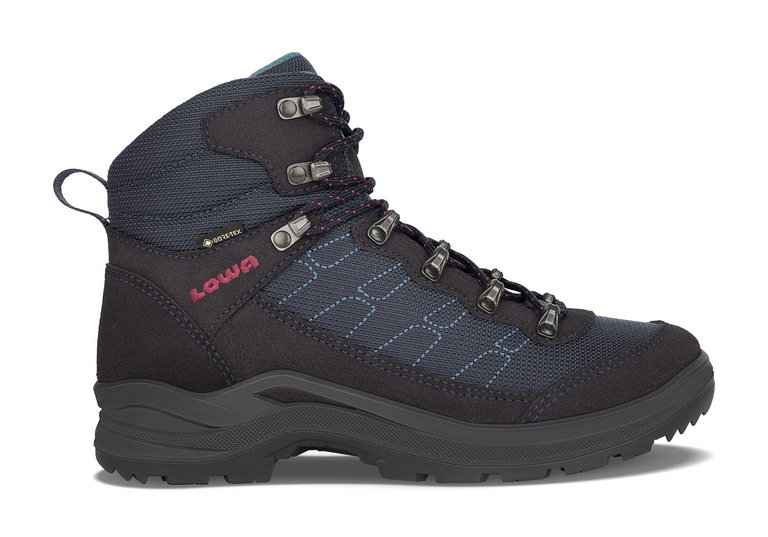 Lowa Wanderschuhe Taurus Pro Mid GTX (All-Terrain, Veloursleder, wasserdicht) navyblau Damen